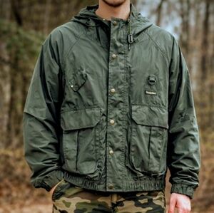 Outdoor Adventure Fishermen Nylon Utility Multi Pocket Jacket…Gorp Core Rugged